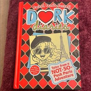 Dork Diaries Book with Red and Black Cover